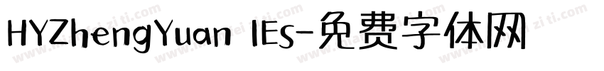 HYZhengYuan lEs字体转换